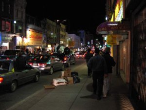 Downtown Toronto after Leafs won the Quarter Finals 27.JPG